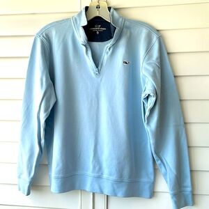 BoysVineyard Vines quarter zip sweater light blue. Size XL (20)